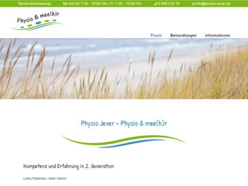 Referenz Küstenschmiede GmbH: Physio & mee(h)r